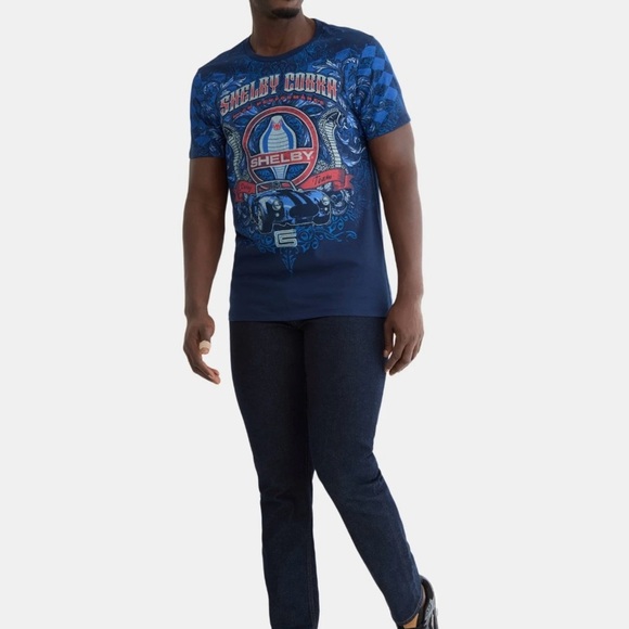 Shelby Cobra Men's & Big Men's Graphic Tee with Short Sleeves - Picture 4 of 5